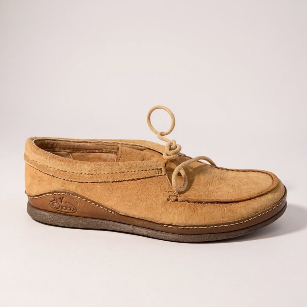 Chaco Tan Suede Moccasin Ankle Bootie